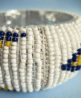 These bracelets have some irregularities in the beading patterns. See 