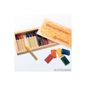 Stockmar Beeswax Crayons   Wooden Box Toys & Games
