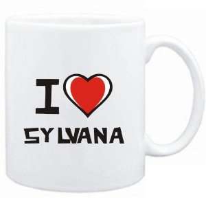  Mug White I love Sylvana  Female Names Sports 