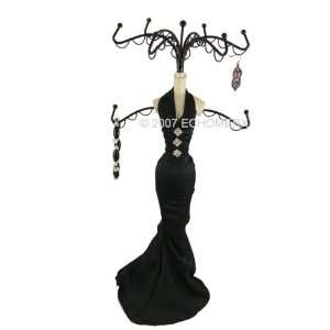  Black Jewelry Stand Satin Dress Form Doll / Mannequin 16 