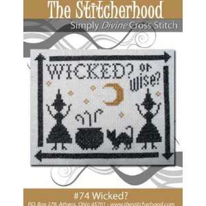  Wicked?   Cross Stitch Pattern Arts, Crafts & Sewing