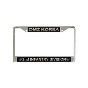  US Army DMZ Korea 2nd Infantry Division License Plate 