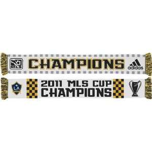 MLS Los Angeles Galaxy Official Cup Champions Locker Room Scarf (White 