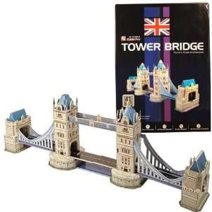    London Tower Bridge Build Your Own 3D Kit   41 Pieces Toys & Games