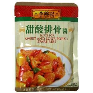 Lee Kum Kee Sweet and Sour Pork Spare Ribs Sauce, 2.8 Ounce Packets 
