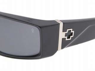 NEW $140 Spy Hielo Shiny Black POLARIZED Sunglasses  