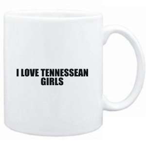  Mug White  I LOVE Tennessean GIRLS  Usa States Sports 