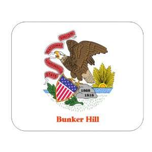  US State Flag   Bunker Hill, Illinois (IL) Mouse Pad 