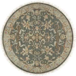   Semi Worsted New Zealand Wool Babylon Hand Knotted 8 Round Rugs Home