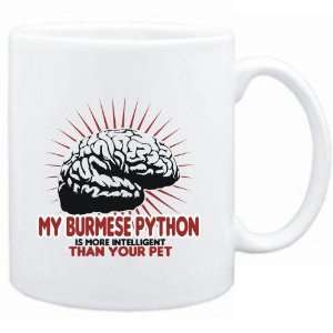  Mug White  My Burmese Python is more intelligent than 