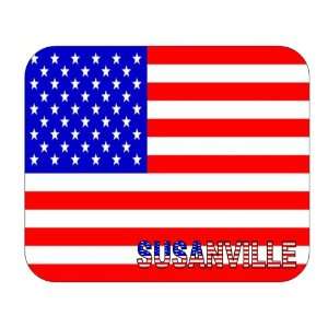  US Flag   Susanville, California (CA) Mouse Pad 