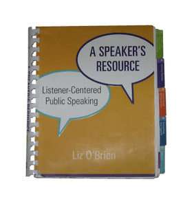 Speakers Resource by Liz Obrien 2008, Hardcover, Spiral 
