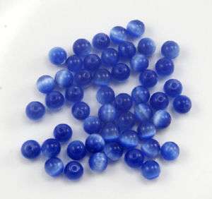 6mm Cats Eye Beads   25 beads   Choose Color  