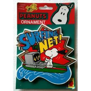   Tree Ornament SNOOPY SURFING THE NET 5 Tall