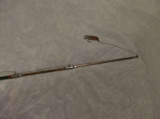 Vintage Bristol 3 Section Telescoping Steel Fishing Rod Pole Reel Fly 