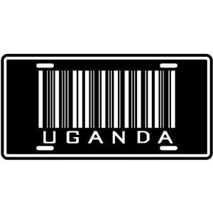  NEW  UGANDA BARCODE  LICENSE PLATE SIGN COUNTRY
