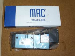 NEW 812C PM 111AA 112 MAC SOLENOID VALVE, 120 V DC, VAC TO 150 PSI 