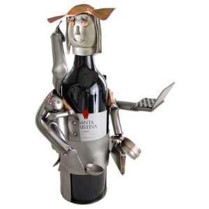  Supermom Wine Bottle Holder H&K Steel Sculpture