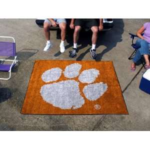   Clemson Tigers Tailgater 5x6 Area Rug Mat New