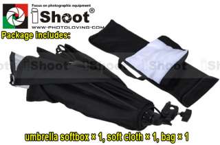 Flash Brolly Sof Box Umbrella with Holder/Mount/Bracket  