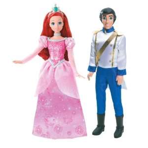  Disney Princess and Prince Ariel and Prince Eric Doll Set 