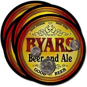  Byars, OK Beer & Ale Coasters   4pk 