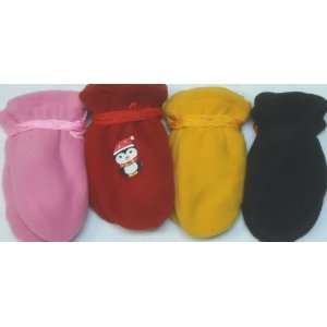  Set of Four Pairs of Multicolor Finest Mongolian Fleece 