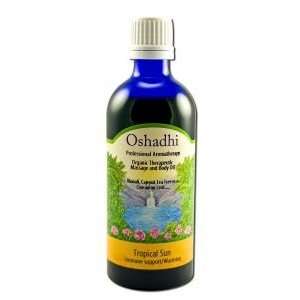  Tropical Sun, Organic Massage Oil   100 ml,(Oshadhi 
