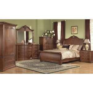  Wyndham Sleigh Collection California King Size Furniture & Decor