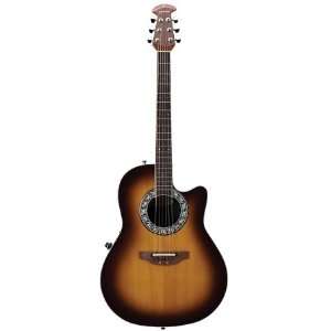 Ovation Vintage Lyrachord 1771VL   6 String Acoustic Guitar   Sunburst 