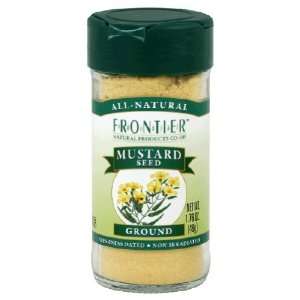 Frontier Natural Products Mustard Seed, Yellow, Grnd, 1.76 Ounce 