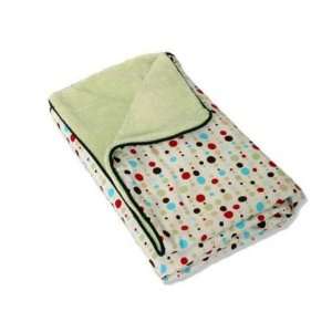  Caden Lane 2RDLPB Classic Red Dot Line Piped Blanket Baby
