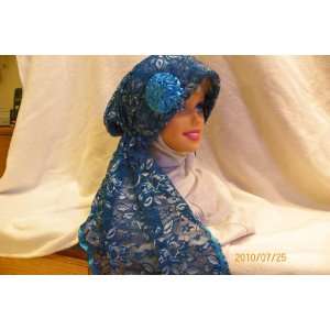   Party Headwear Turban Bonnet Hijab Turquoises Hat 