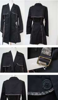 MWT JASON WU FOR TARGET 2012 SPRING BLACK TRENCH COAT M  