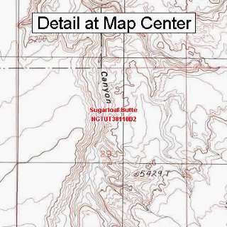  Topographic Quadrangle Map   Sugarloaf Butte, Utah (Folded/Waterproof