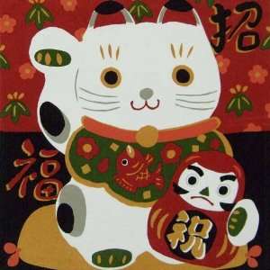  Fabric   Maneki neko (Lucky cats)   Medium