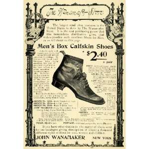   Calfskin Shoes New York Fashion   Original Print Ad