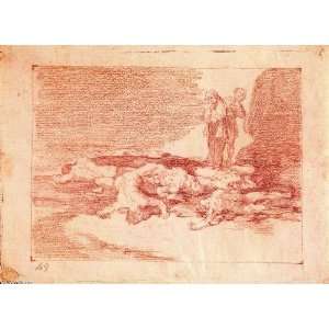   Goya   24 x 18 inches   Enterrar y callar 