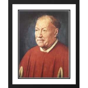 Eyck, Jan van 28x36 Framed and Double Matted Portrait of Cardinal 