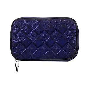   COLLECTION Quilted Metallic Blue Bags Type Organizer (Quantity of 3
