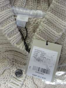 BURBERRY INFANT CABLE KNIT SWEATER VEST Sz9 MNTH NWT$95  