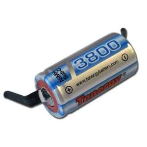    12 Pcs of Matched Sub C 3800mAh NiMH Battery with Tabs Electronics