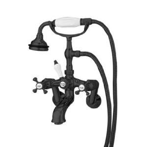  Cheviot Wall Mount Hand Shower Tub Faucet 5100AB Antique 