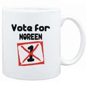 Mug White  Vote for Noreen  Female Names Sports 