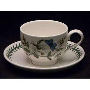   Garden Cup & Saucer Traditional White Campion