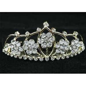    New Bridal Flower Girl Prom Party Crystal Tiara Comb 60 Beauty