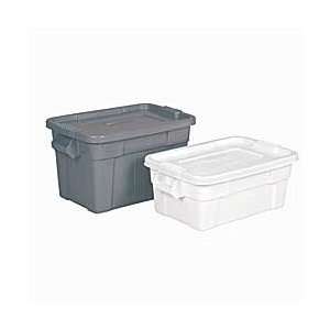  RUBBERMAID BRUTE Totes   White   Lot of 6