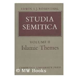  Studia Semitica  Volume II / by Erwin I. J. Rosenthal 