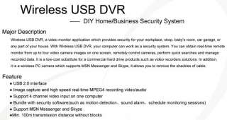   Camera & USB DVR Video Recording Kit BUSINESS SECURITY SYSTEM  