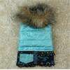  New Cute Fur Collar Warm Winter Coat & Skirt Clothes For 